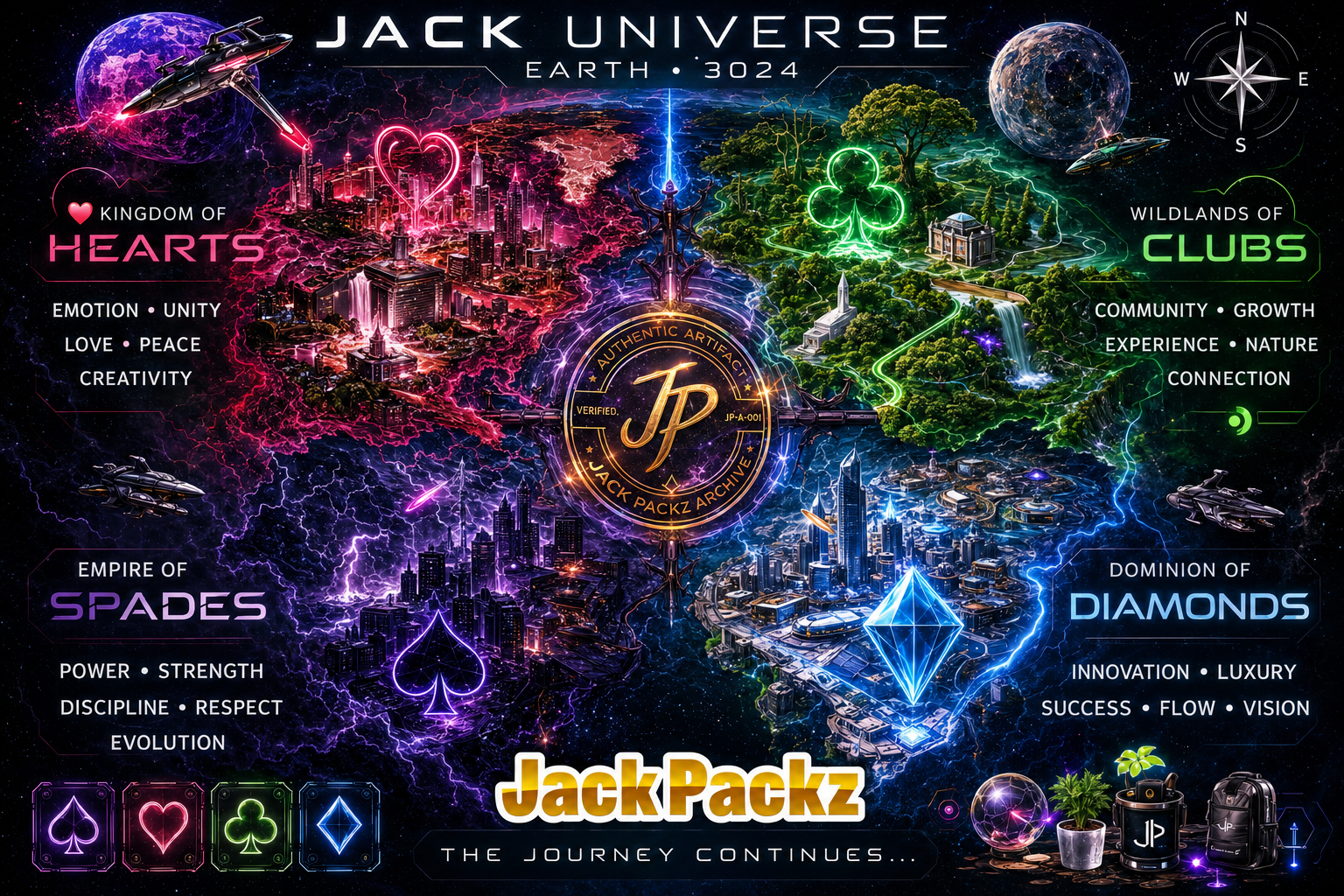Jack Universe Map